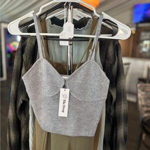 The Drop Women's Gray Crop Top